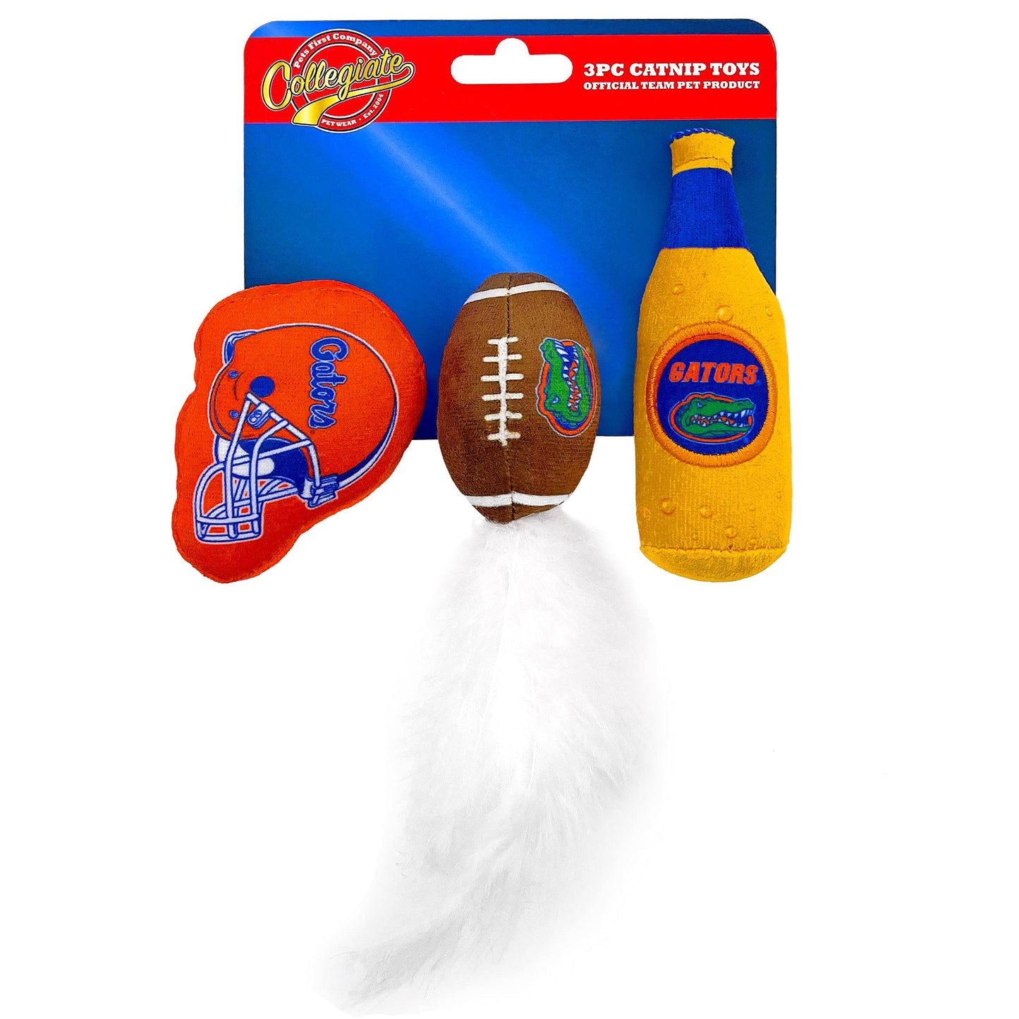 NCAA Florida Gators Cat Play Set with Fresh Catnip