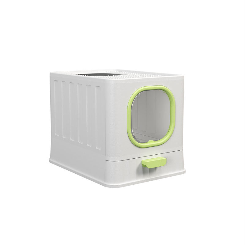 Compact Foldaway Cat Litter Box