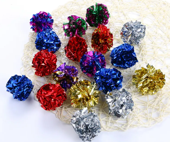 Feline Fun Crinkle Ball