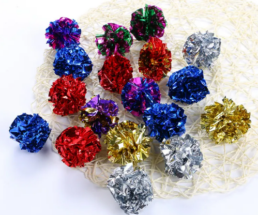 Feline Fun Crinkle Ball
