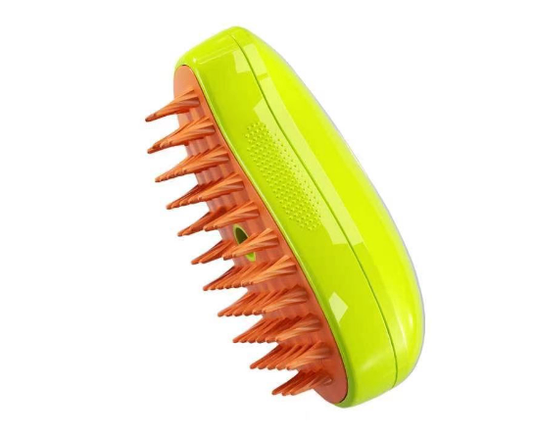 3-in-1 Cat Steam Brush for Grooming and Cleaning