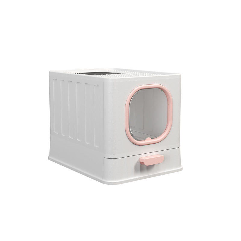 Compact Foldaway Cat Litter Box