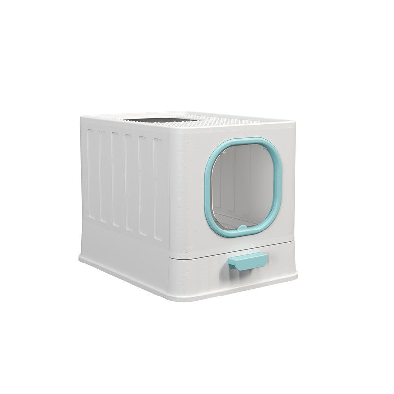 Compact Foldaway Cat Litter Box