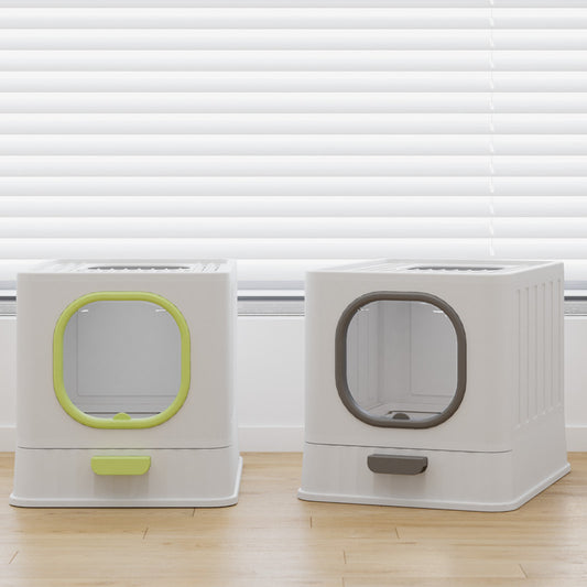 Compact Foldaway Cat Litter Box